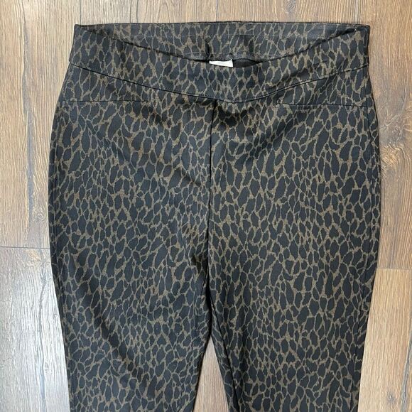 Chico’s Cheetah Print Tailored Ponte Leggings SZ 2/12 - Picture 5 of 8